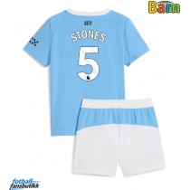 Manchester City John Stones #5 Hjemmedraktsett Barn 2025-26 Kortermet (+ Korte bukser)